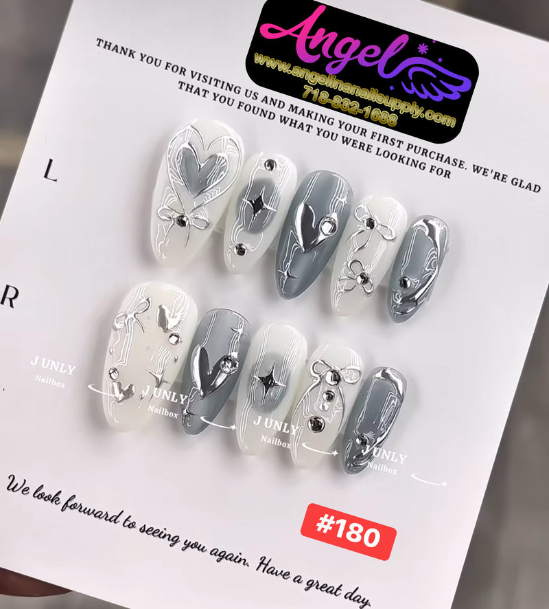 Angelina Handmade Custom Press-On | #180-#209