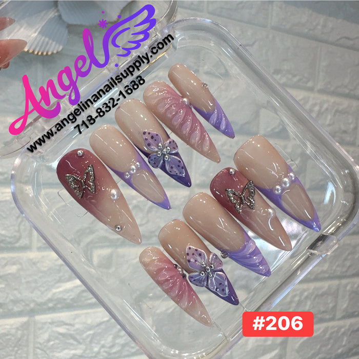 Angelina Handmade Custom Press-On | #180-#209