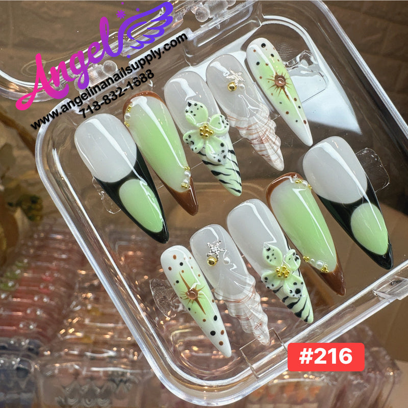 Angelina Handmade Custom Press-On | #210-#239