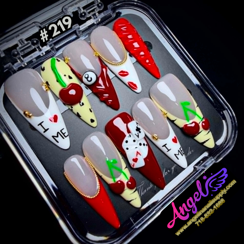 Angelina Handmade Custom Press-On #0210-#0239