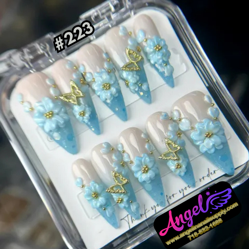 Angelina Handmade Custom Press-On #0210-#0239