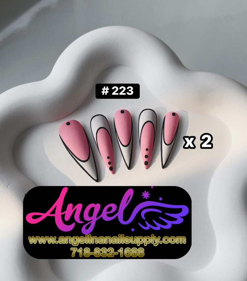 Angelina Handmade Custom Press-On | #210-#239