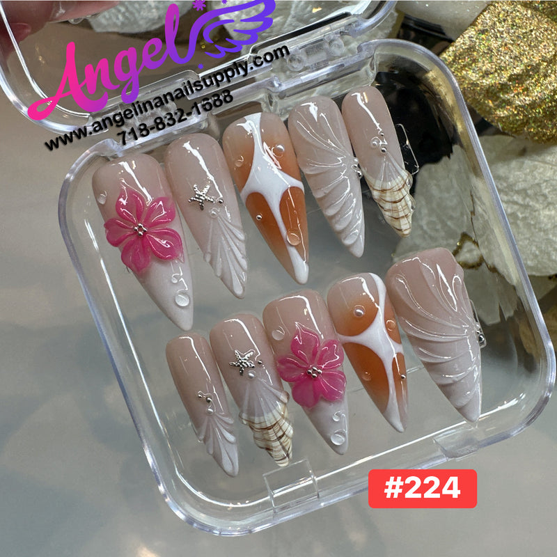 Angelina Handmade Custom Press-On | #210-#239