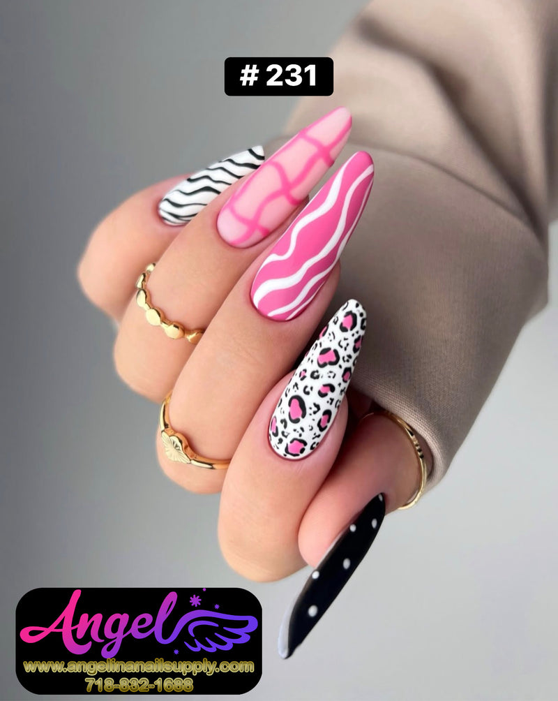 Angelina Handmade Custom Press-On | #210-#239