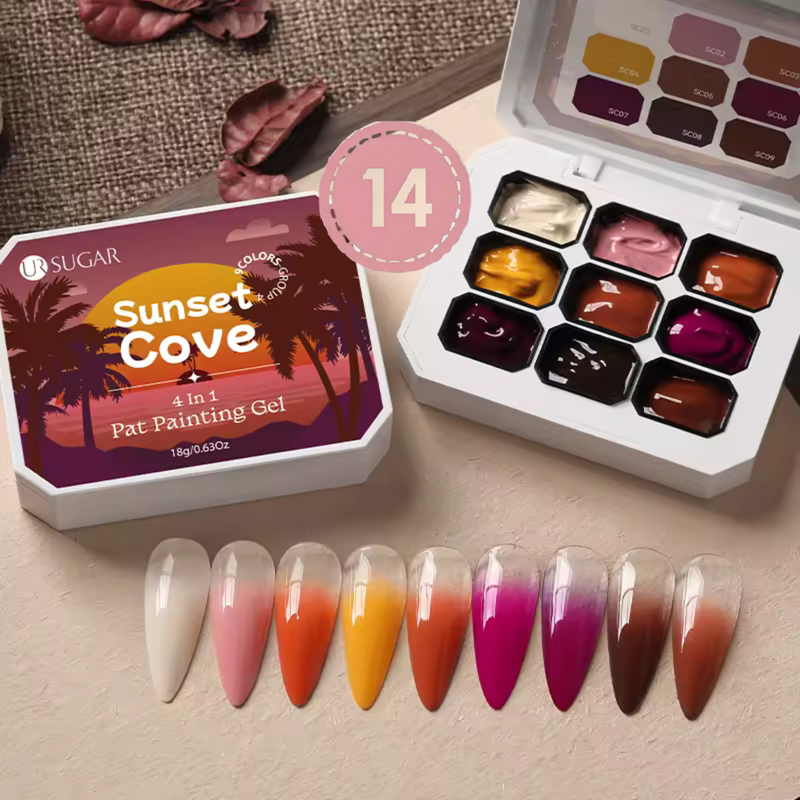 Cream Painting Gel Palette