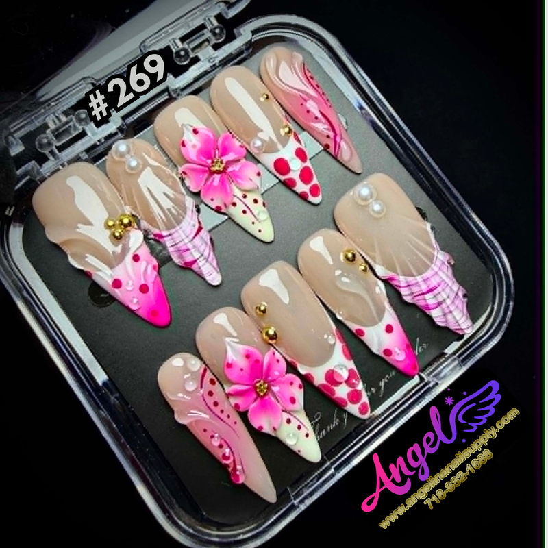 Angelina Handmade Custom Press-On #0240-#0269