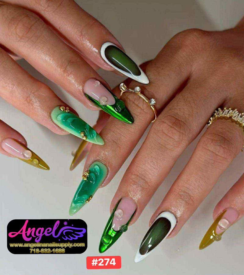 Angelina Handmade Custom Press-On | #270-#299