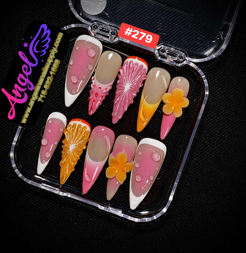 Angelina Handmade Custom Press-On | #270-#299