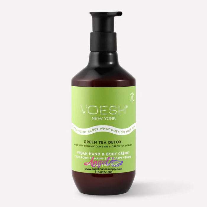 Voesh Green Tea Detox Vegan Body & Hand Creme 28 Fl.Oz. (Box/12 Bottles)