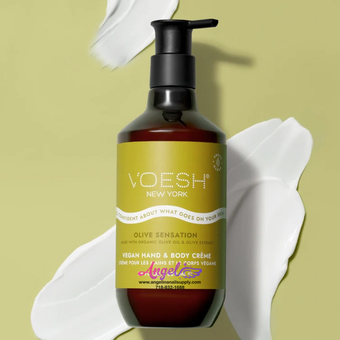 Voesh Olive Sensation Vegan Body & Hand Creme 28 Fl.Oz. (Box/12 Bottles)