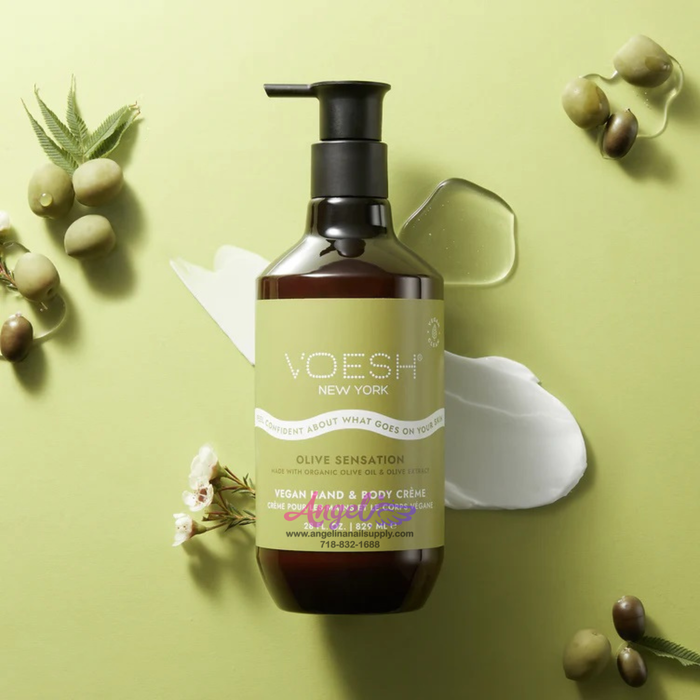 Voesh Olive Sensation Vegan Body & Hand Creme 28 Fl.Oz.