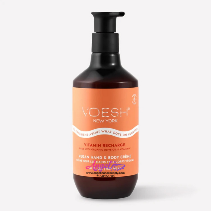 Voesh Vitamin Recharge Vegan Body & Hand Creme 28 Fl.Oz. (Box/12 Bottles)