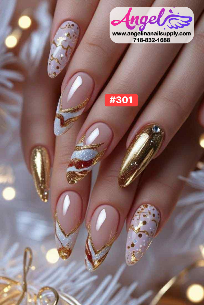 Angelina Handmade Custom Press-On | #300-#339