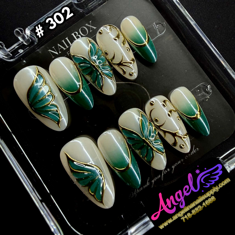 Angelina Handmade Custom Press-On #0300-#0329