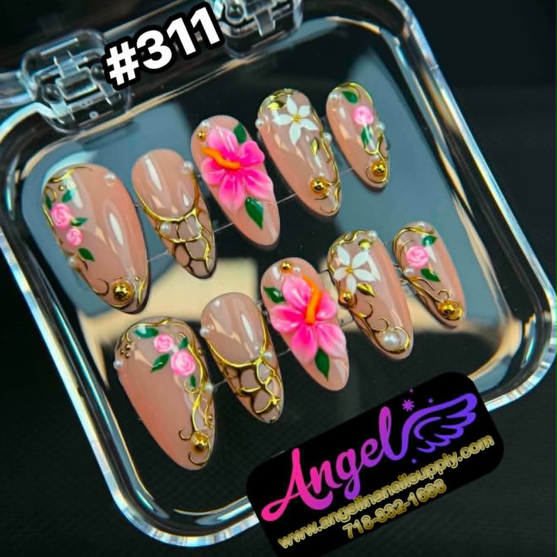 Angelina Handmade Custom Press-On #0300-#0329