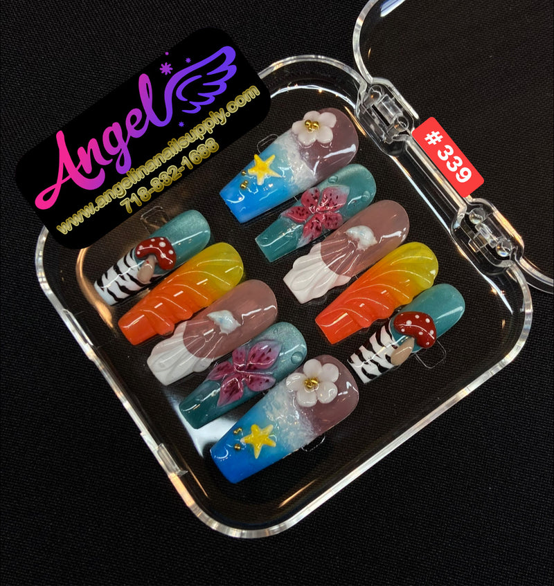 Angelina Handmade Custom Press-On | #330-#359