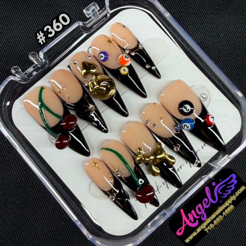 Angelina Handmade Custom Press-On #0360-#0389