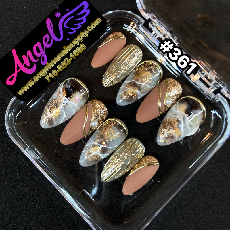 Angelina Handmade Custom Press-On | #360-#389