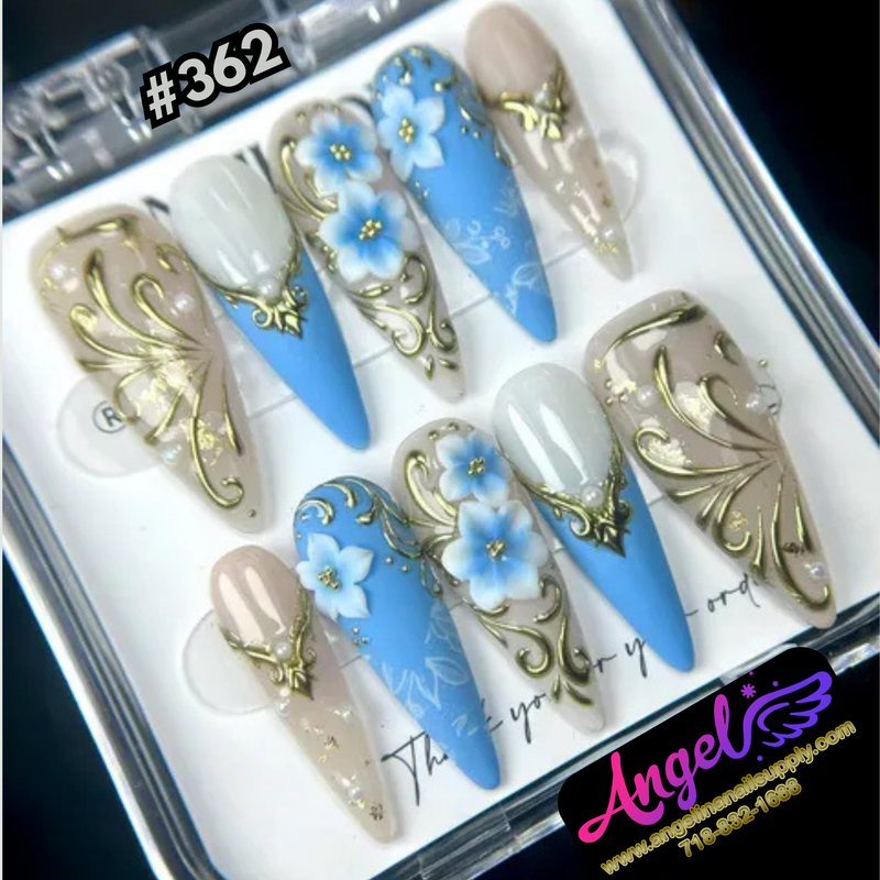 Angelina Handmade Custom Press-On #0360-#0389