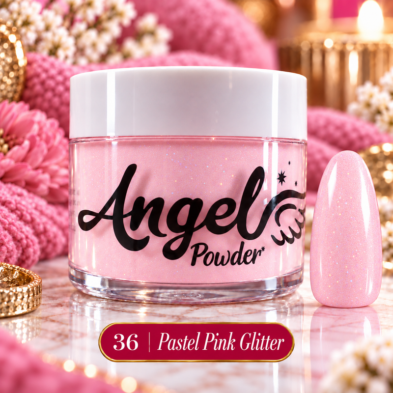 Angel Ombre Powder 36 Pastel Pink Glitter