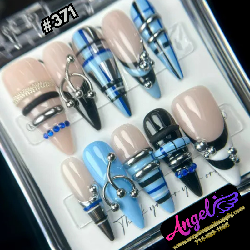 Angelina Handmade Custom Press-On #0360-#0389