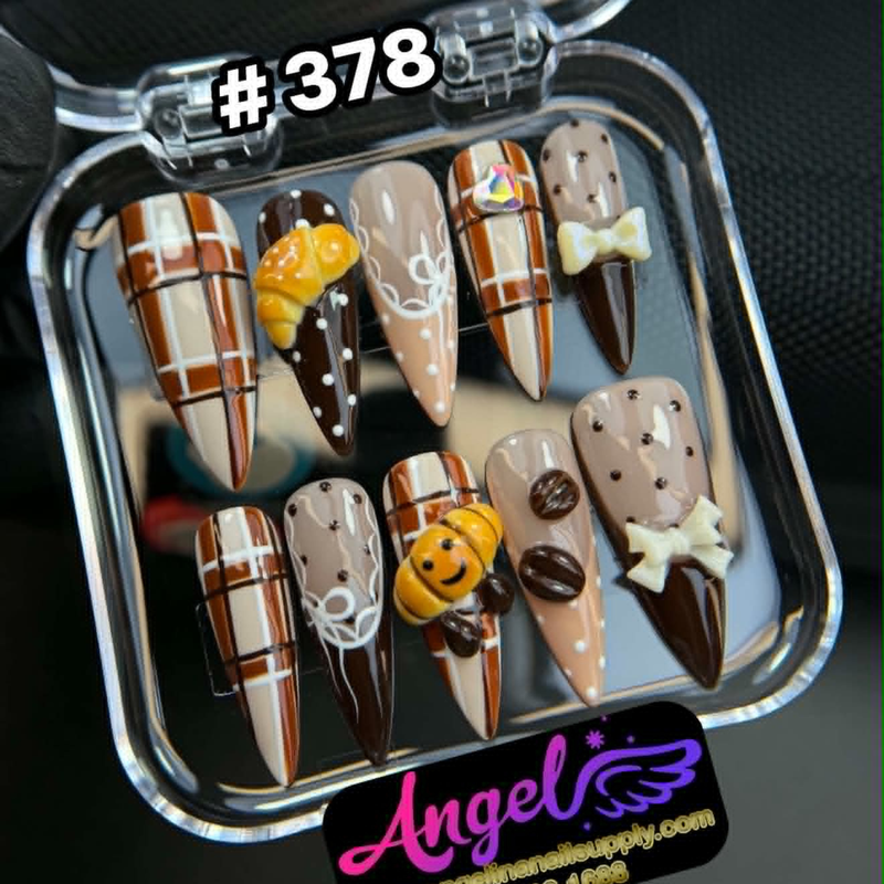 Angelina Handmade Custom Press-On #0360-#0389