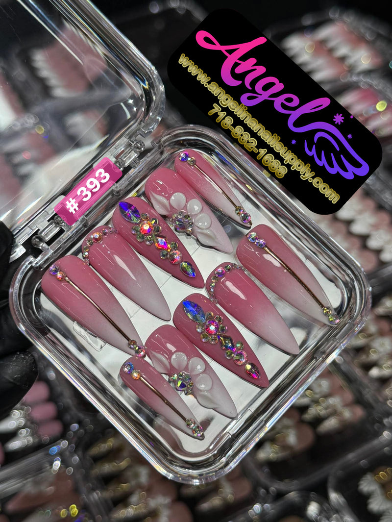 Angelina Handmade Custom Press-On | #390-#419