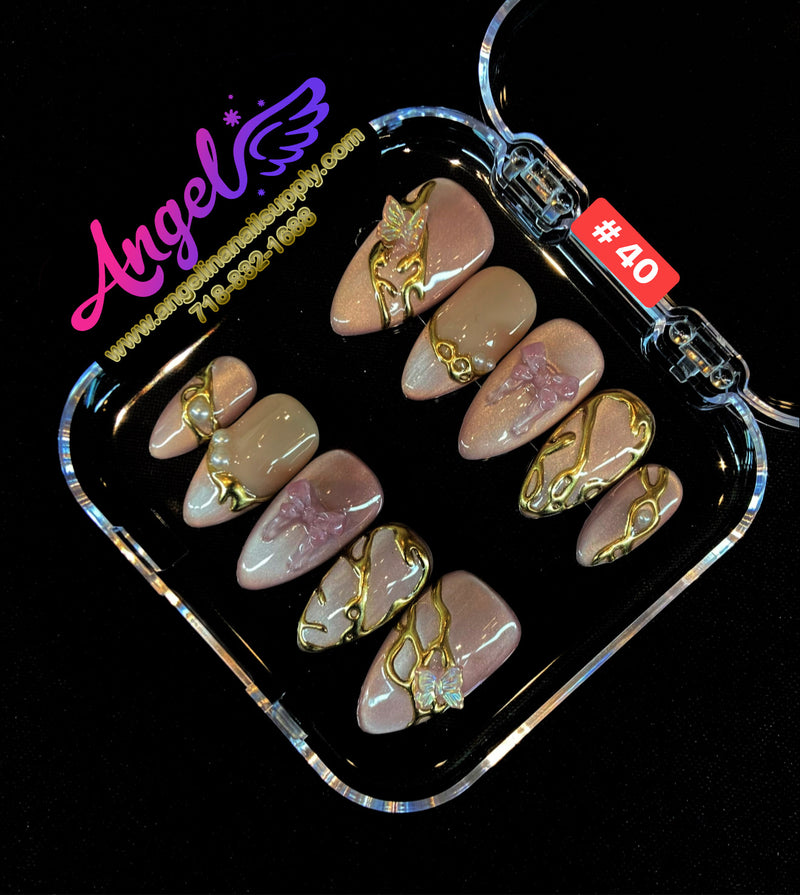 Angelina Handmade Custom Press-On | #030-#059