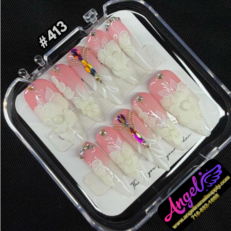 Angelina Handmade Custom Press-On #0390-#0419