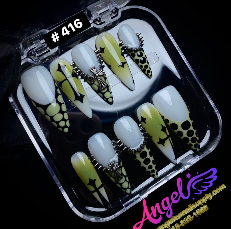 Angelina Handmade Custom Press-On | #390-#419