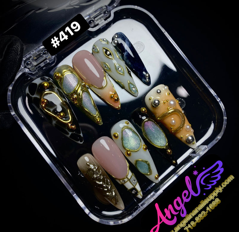 Angelina Handmade Custom Press-On | #390-#419