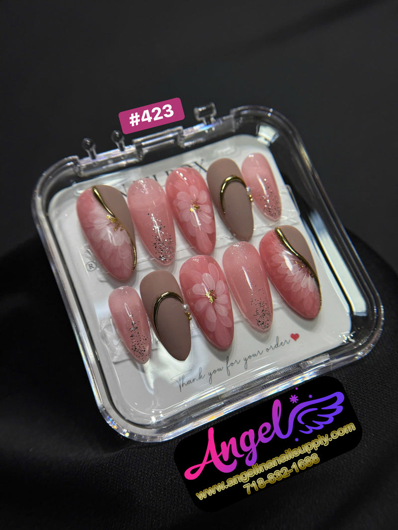 Angelina Handmade Custom Press-On | #420-#449