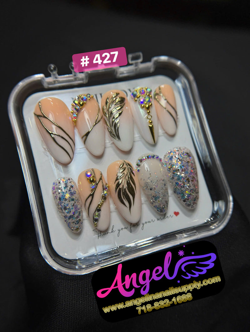 Angelina Handmade Custom Press-On | #420-#449