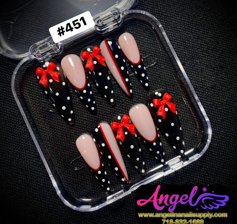 Angelina Handmade Custom Press-On | #450-#479