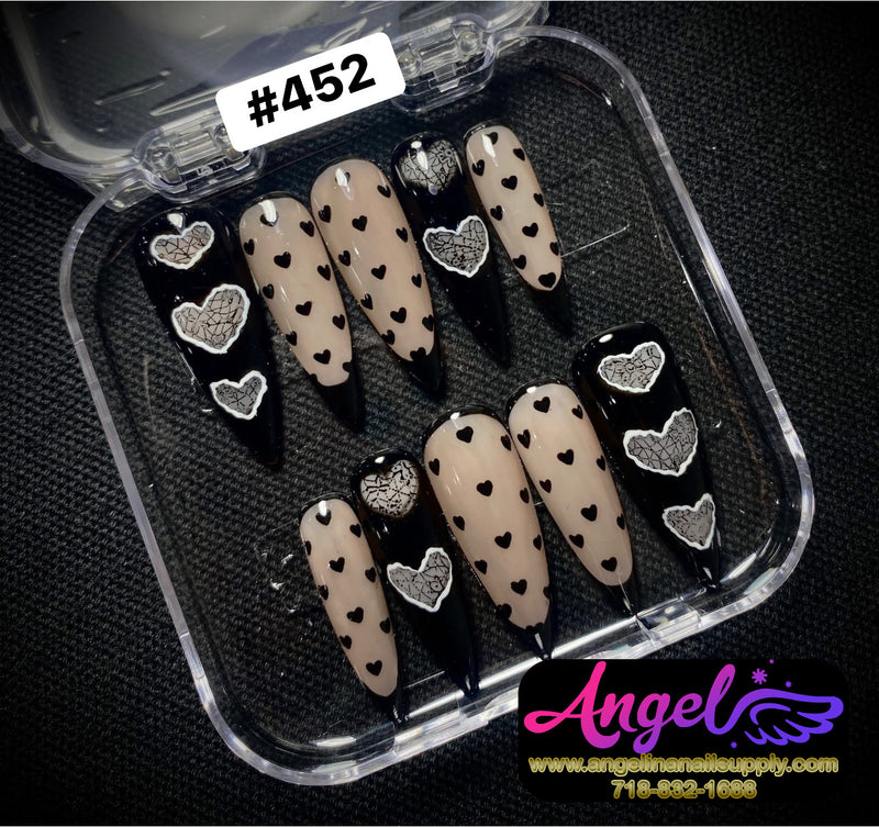 Angelina Handmade Custom Press-On | #450-#479