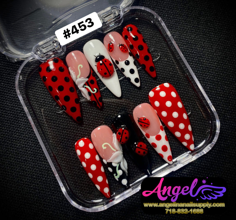 Angelina Handmade Custom Press-On | #450-#479