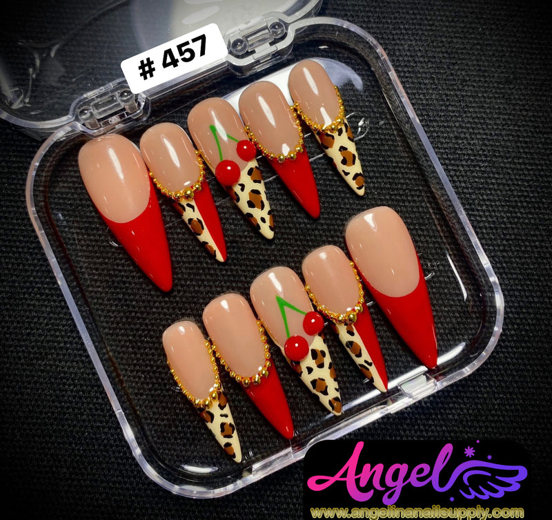 Angelina Handmade Custom Press-On | #450-#479