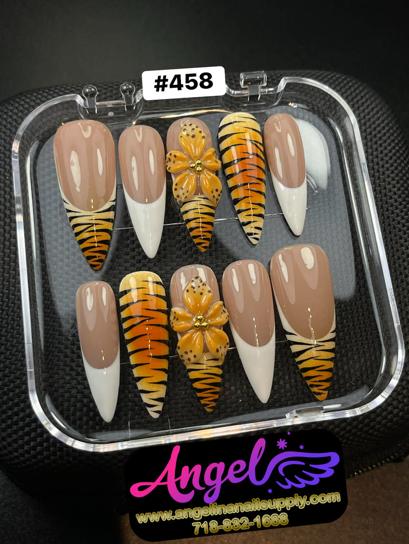 Angelina Handmade Custom Press-On | #450-#479