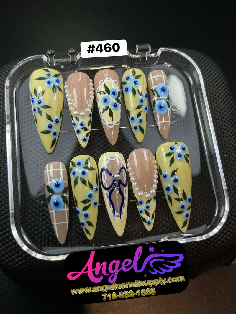 Angelina Handmade Custom Press-On | #450-#479