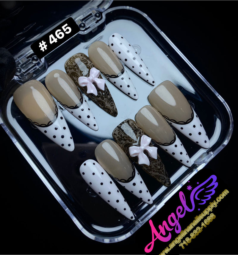 Angelina Handmade Custom Press-On | #450-#479