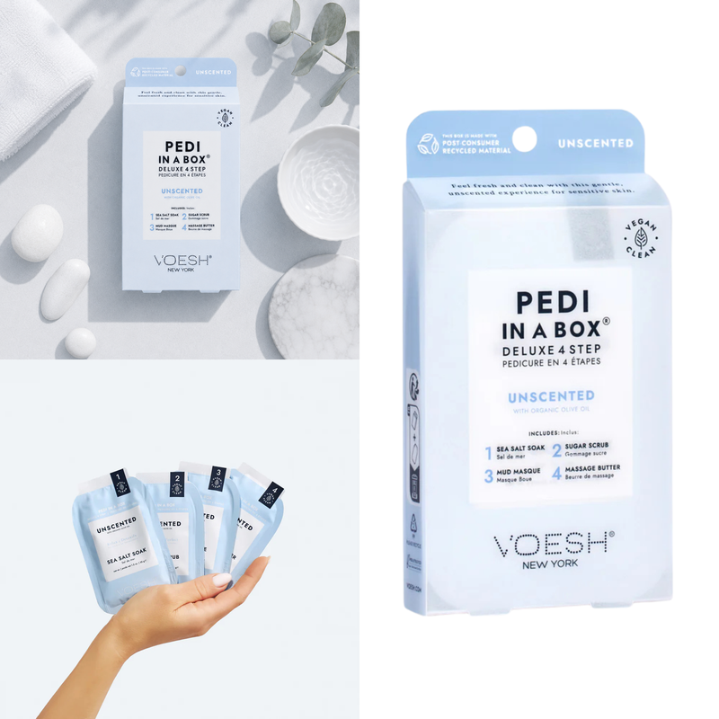 Voesh - Pedi in a Box 4 Steps Unscented (box/50pcs)