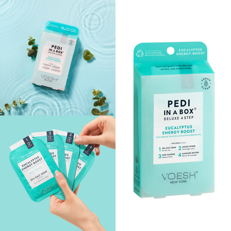 VOESH - Pedi in a Box Eucalyptus Energy Boost (hộp)