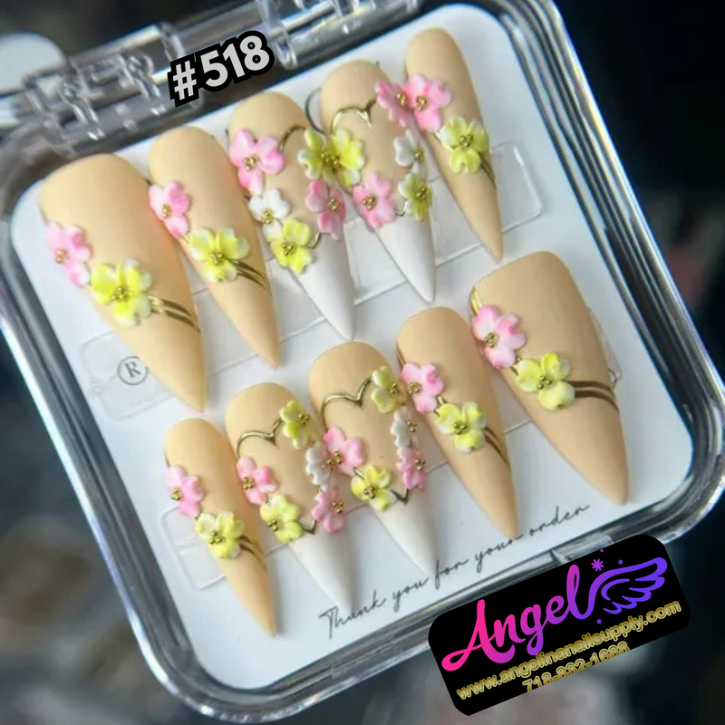 Angelina Handmade Custom Press-On #0510-#0539