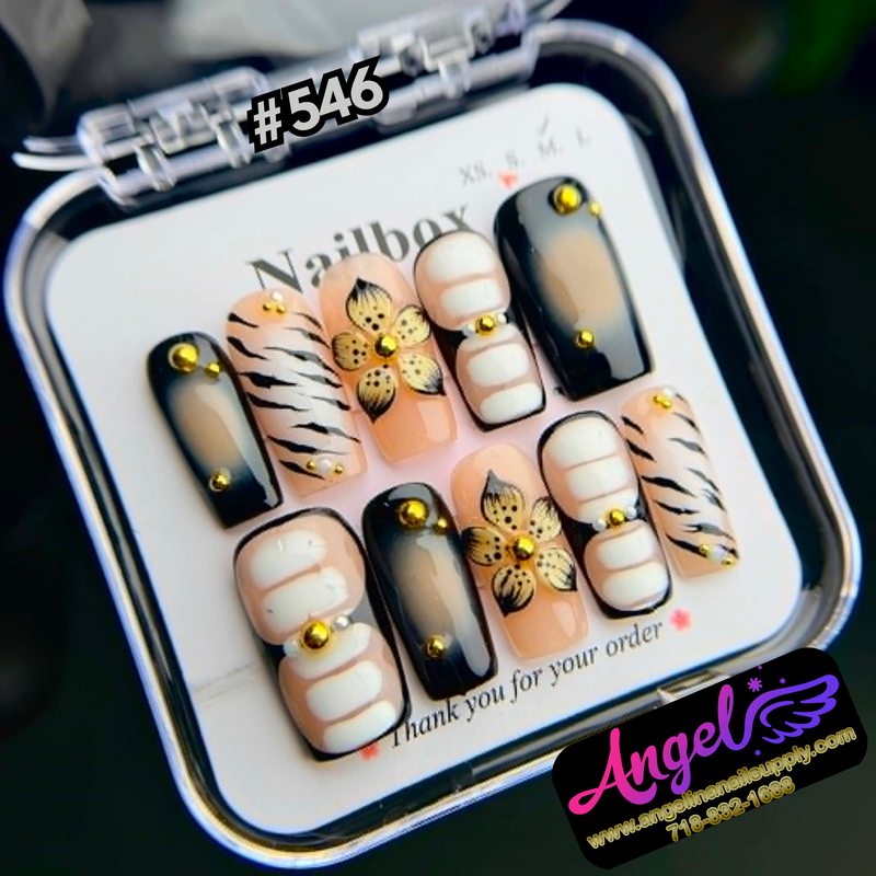 Angelina Handmade Custom Press-On #0546