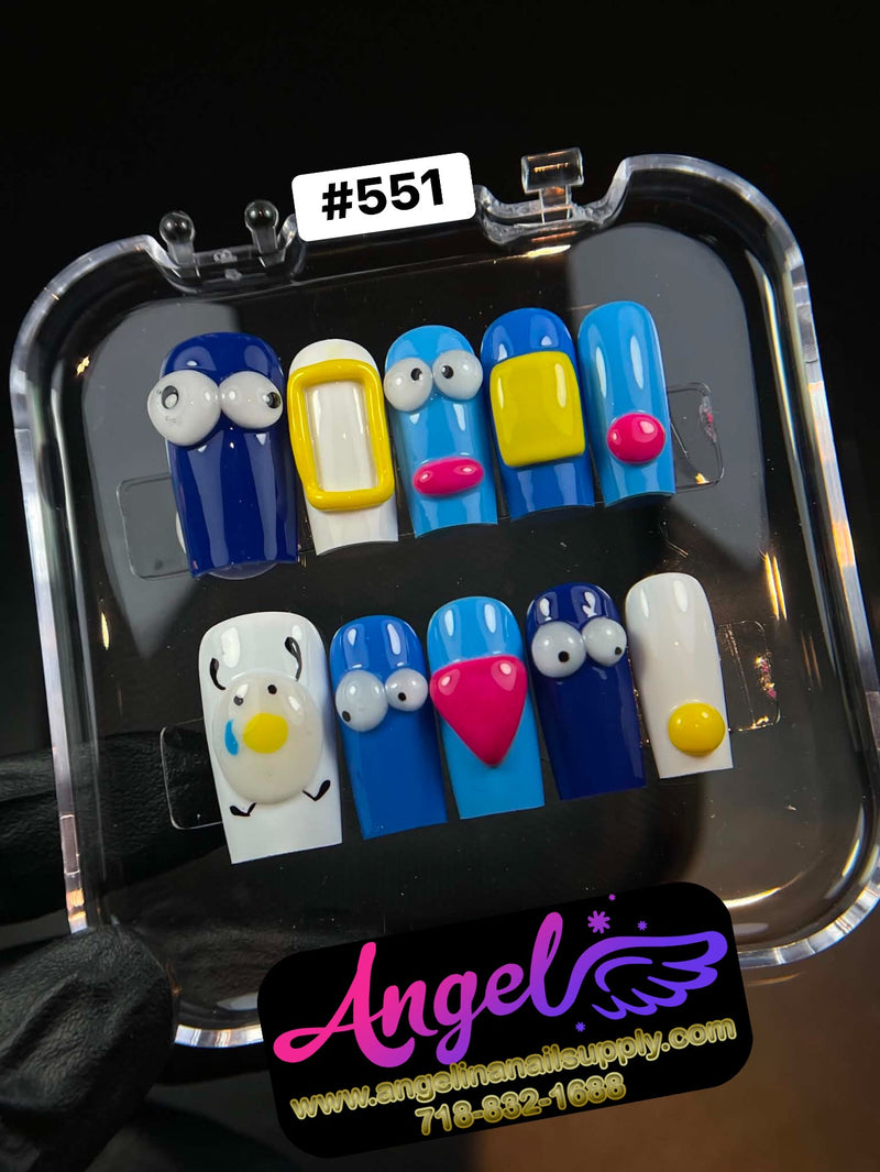 Angelina Handmade Custom Press-On | #551