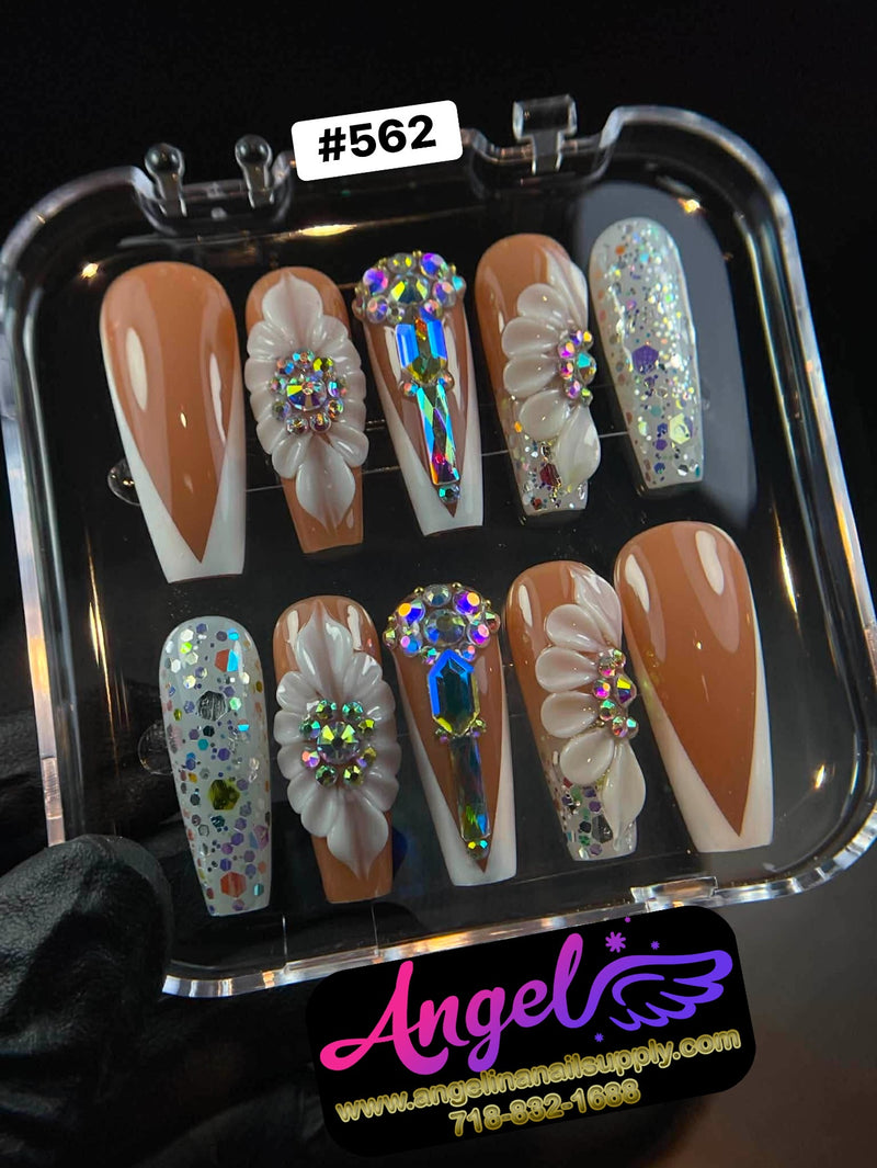 Angelina Handmade Custom Press-On | #562