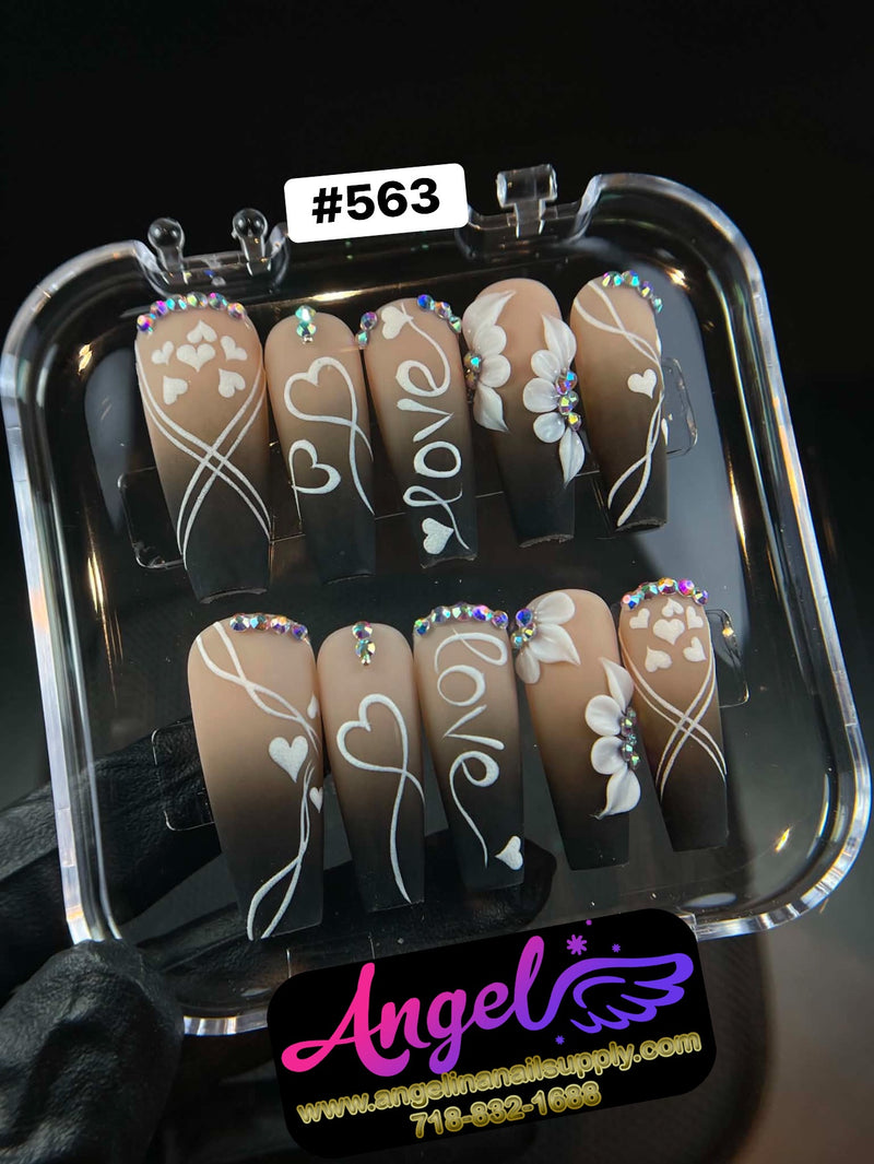Angelina Handmade Custom Press-On | #563