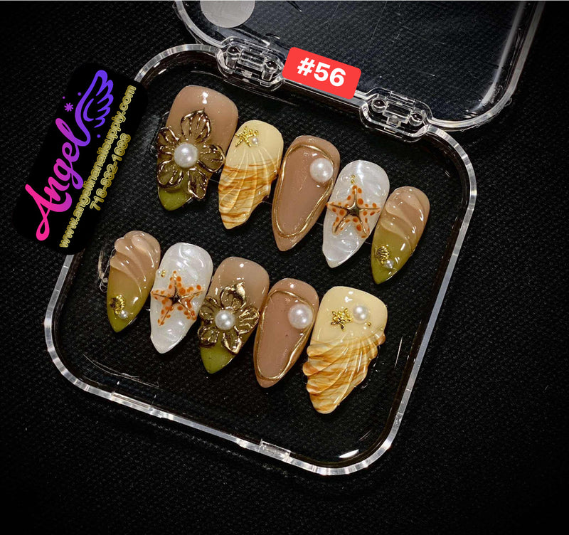 Angelina Handmade Custom Press-On | #030-#059