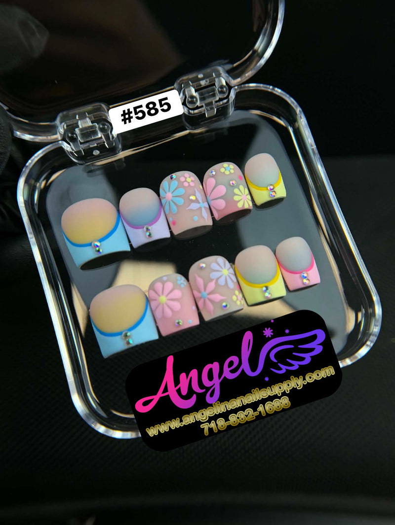 Angelina Handmade Custom Press-On | #585