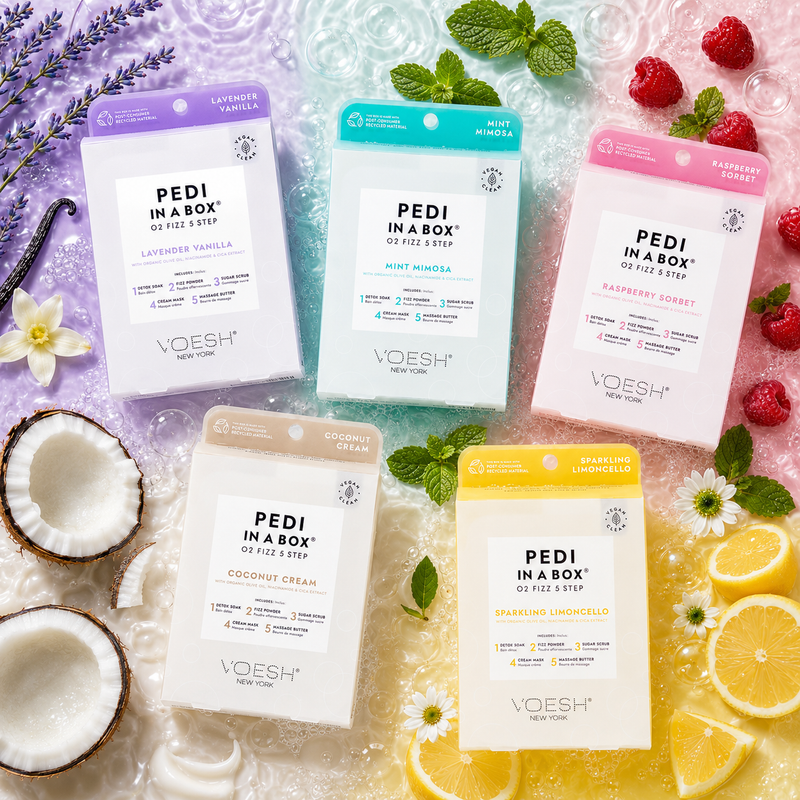 VOESH - Pedi in a Box - O2 Fizz 5 bước 